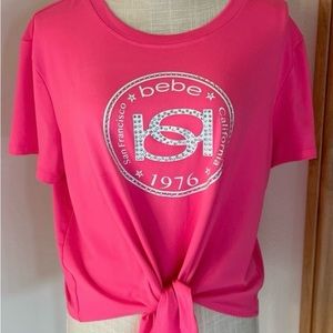 Bebe Hot Pink T-Shirt